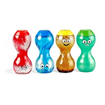 hand2mind Express Your Feelings Sensory Bottles - Interactive Toddler Emotional Learning Toys