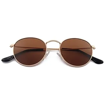 Kursan Vintage Round Polarized Sunglasses for All
