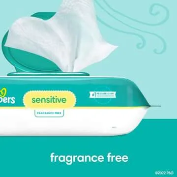Pampers Baby Dry Disposable Baby Diapers Starter Kit (2 Month Supply), Sizes 1 (252 Count) & 2 (234 Count), with Sensitive Water Based Baby Wipes 12X Multi Pack Pop-Top and Refill (1008 Count)