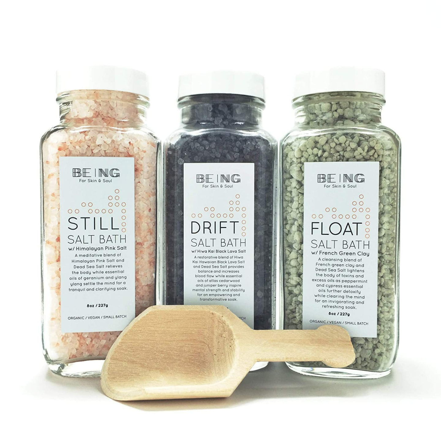 All-Natural Vegan Bath Salt Spa Gift Set Collection