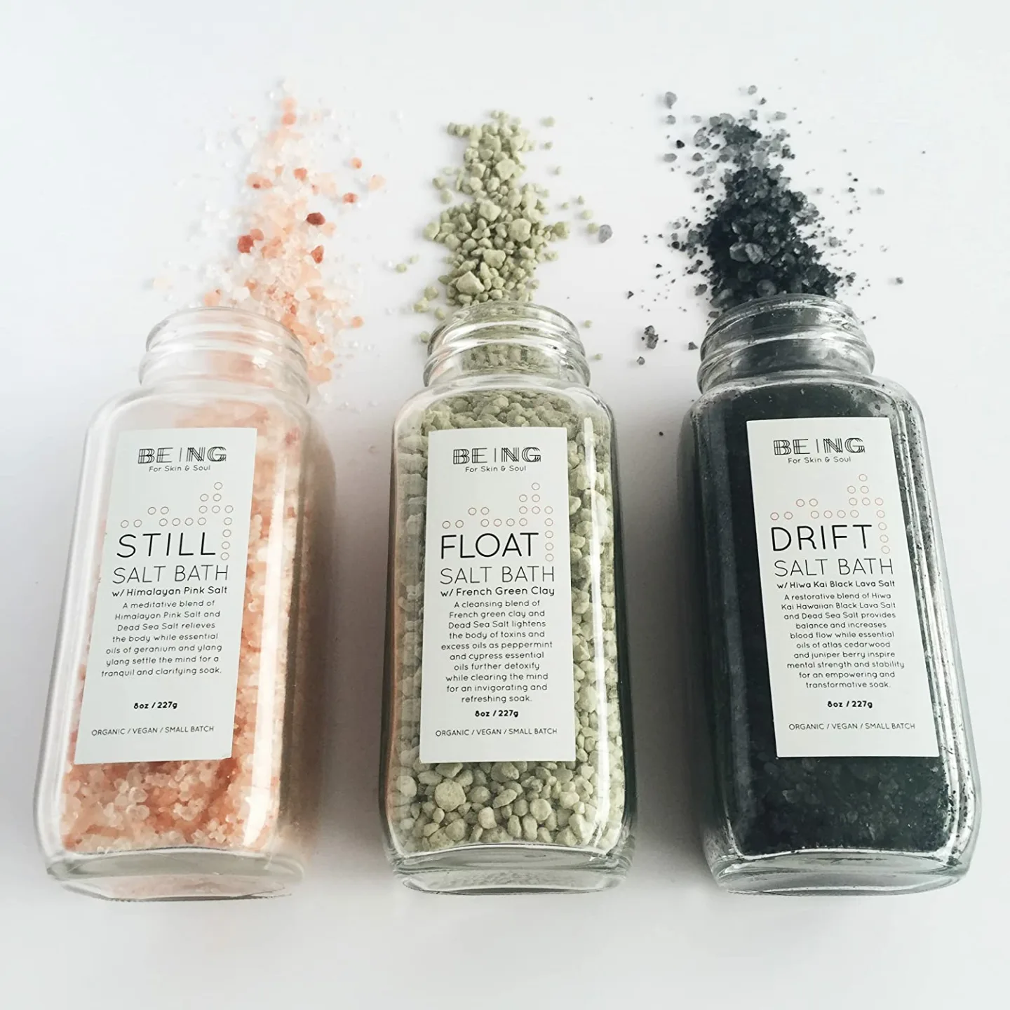 All-Natural Vegan Bath Salt Spa Gift Set Collection