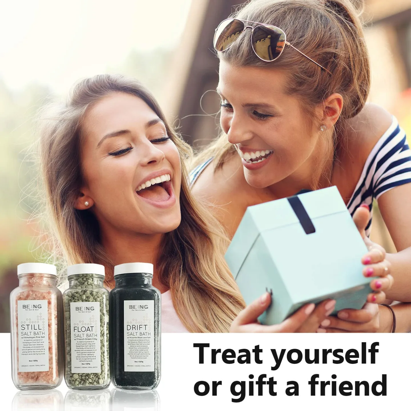 All-Natural Vegan Bath Salt Spa Gift Set Collection