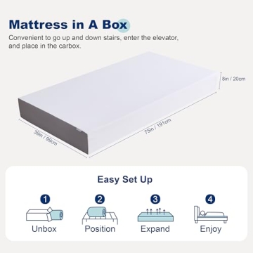 Comfortable Twin Memory Foam Mattress for Sweet Dreams