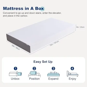 Comfortable Twin Memory Foam Mattress for Sweet Dreams