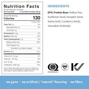 Sprout Living Organic Plant Protein Powder for Optimal Nutrition