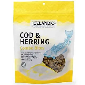 Icelandic+ Cod & Herring Bites: Healthy Treats for Dogs