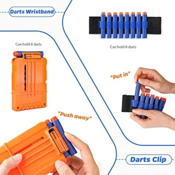 Kids Tactical Vest Kit for Nerf Guns with Refill Darts