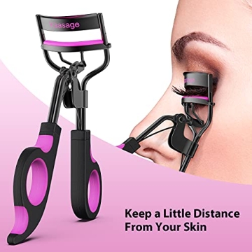 Kaasage Eyelash Curler with 5 Silicone Pads for Curls
