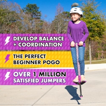 Flybar Jolt Pogo Stick - Fun and Safe Outdoor Toy for Kids