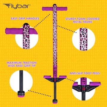 Flybar Jolt Pogo Stick - Fun and Safe Outdoor Toy for Kids