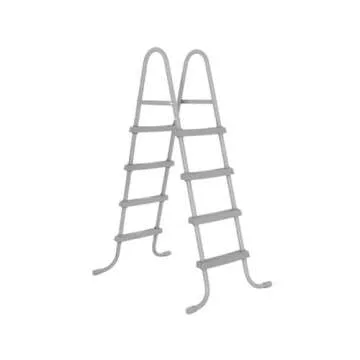 Bestway Steel Pro MAX 14 Foot x 48 Inch Round Metal Frame Above Ground Outdoor Swimming Pool Set with 1,000 Filter Pump, Ladder, and Cover, Gray