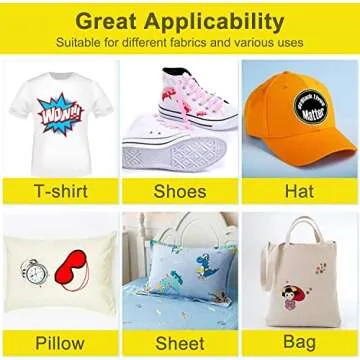 Yamation DTF Transfer Film: A4 (8.3" x 11.7") 50 Sheets Premium Double-Sided Matte Finish PET Transfer Paper Direct to T Shirts