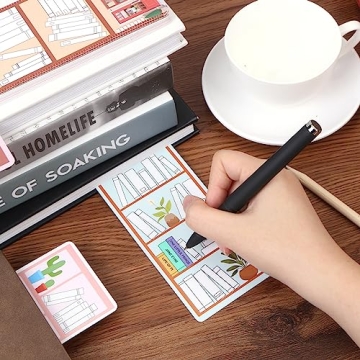 100 Tracker Bookmarks - Cute Double-Sided Page Markers