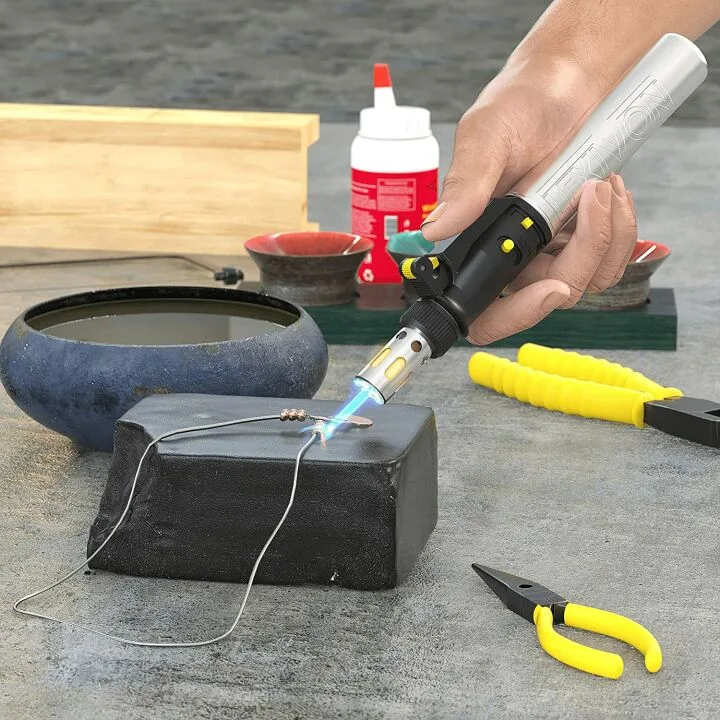 LEXIVON Butane Soldering Iron Kit with 7 Tips