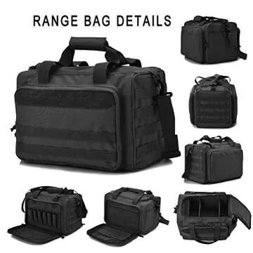 Tactical Gun Shooting Range Bag - Durable & Versatile
