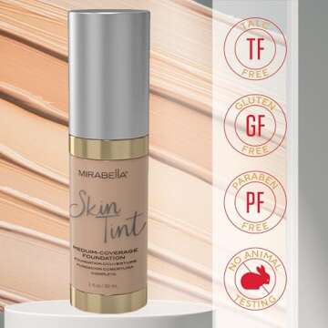 Mirabella Skin Tint Crème - Buildable Oil-Free Foundation