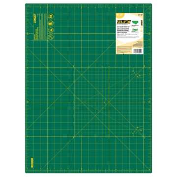 OLFA 18" x 24" Self Healing Rotary Cutting Mat (RM-SG) - Double Sided 18x24 Inch Cutting Mat with Gr...