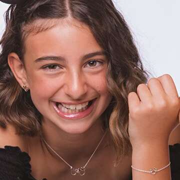 Disney Mickey and Minnie Mouse Jewelry for Women, Two Tone Interlocking Mickey and Minnie Pendant Necklace; Silver Plated, 18"