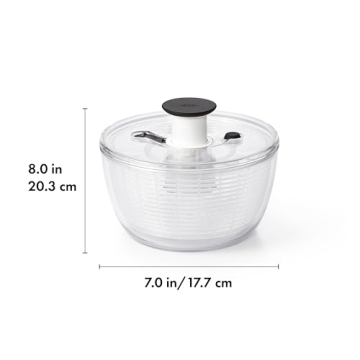 Compact OXO Good Grips Salad & Herb Spinner for Easy Meal Prep