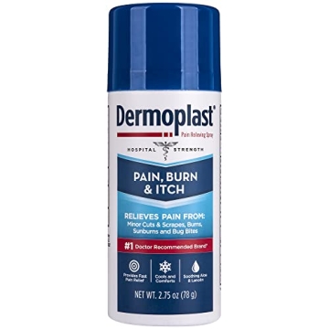 Dermoplast Pain, Burn & Itch Relief Spray for Minor Cuts, Burns and Bug Bites, 2.75 Oz