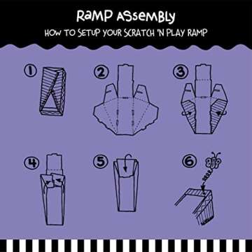 Petmate FAT CAT Big Mama's Scratch 'n Play Ramp Reversible Cardboard Toy