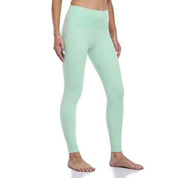 Colorfulkoala Women's High Waisted Tummy Control Workout Leggings 7/8 Length Yoga Pants with Pockets...