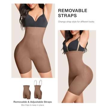 Lover-Beauty Butt Lifting Shapewear Tummy Control Strapless Fajas BBL Shorts Butt Lifter Seamless Bo...