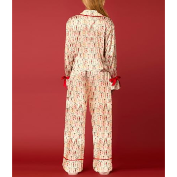 Cozy Argeousgor Christmas Pajamas 2 Piece Set for Women