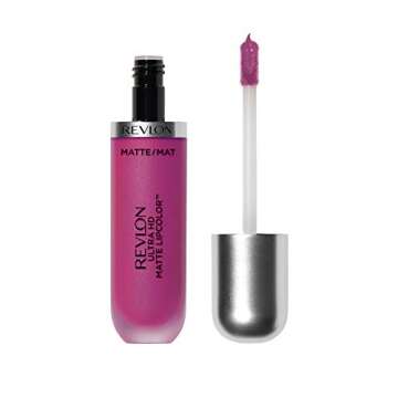 Revlon Ultra HD Matte Lipcolor, Velvety Matte Liquid Lipstick, 665 Intensity, 0.16 oz