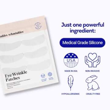 Wrinkles Schminkles Under Eye Patches | Smooth Eye Wrinkles Overnight