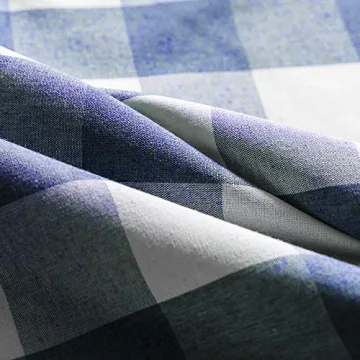 NATUS WEAVER Buffalo Plaid Kitchen Tiers - Stylish Privacy