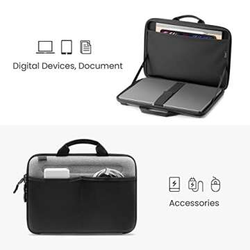 tomtoc Organised Slim Hard Case for 13-inch MacBook