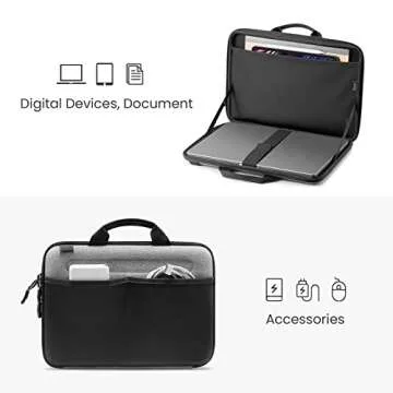 tomtoc Organised Slim Hard Case for 13-inch MacBook