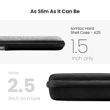 tomtoc Organised Slim Hard Case for 13-inch MacBook