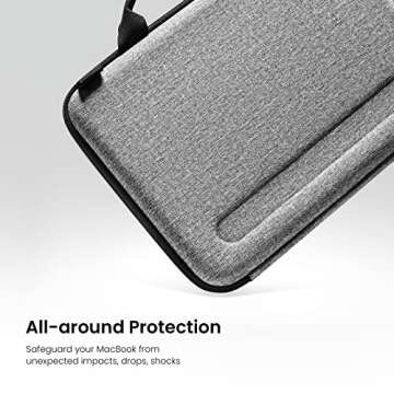 tomtoc Organised Slim Hard Case for 13-inch MacBook