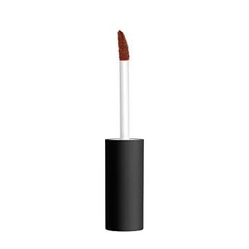 NYX PROFESSIONAL MAKEUP Soft Matte Metallic Lip Cream, Liquid Lipstick - Dubai (Medium Cool Brown)