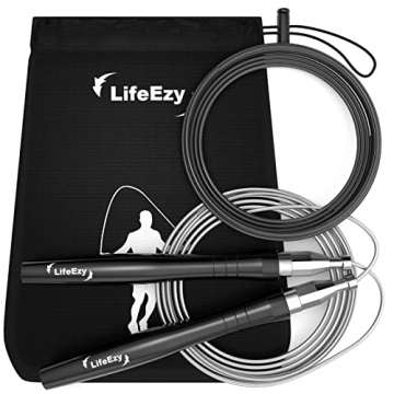 High-Speed Self-Locking Jump Rope - Durable, Adjustable & Tangle-Free - Ideal for Workouts, CrossFit...