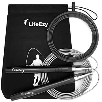 High-Speed Self-Locking Jump Rope - Durable, Adjustable & Tangle-Free - Ideal for Workouts, CrossFit...