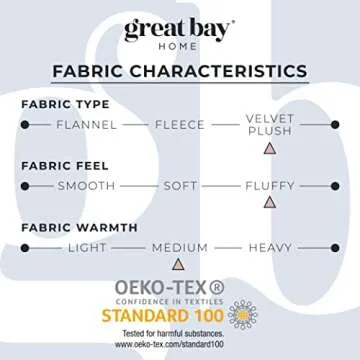 Great Bay Home Extra Soft Velvet Plush California King Micro Fleece Sheet Set | Deluxe Microplush Non Pilling Sheets, Deep Pocket | Lavish Sherpa Velvet Luxe Collection (Cal King, Winter Cats)