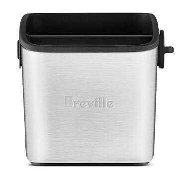 Breville BES880BSS Barista Touch Espresso Machine Brushed Stainless Steel + Manufacturer's Warranty + Knock Box Mini