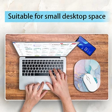 Compact 6x7 Inch Mini Mouse Pad Non-Slip Waterproof Travel