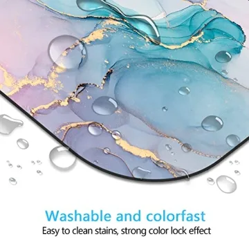 Compact 6x7 Inch Mini Mouse Pad Non-Slip Waterproof Travel