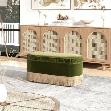 Stylish Jennifer Taylor Home 38" Storage Bench Ottoman