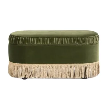 Stylish Jennifer Taylor Home 38" Storage Bench Ottoman