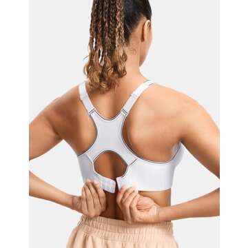 High Support Racerback Sports Bra for Women 38B