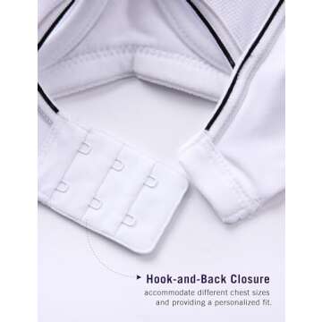 High Support Racerback Sports Bra for Women 38B