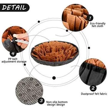 AWOOF Pet Snuffle Mat for Interactive Dog Feeding