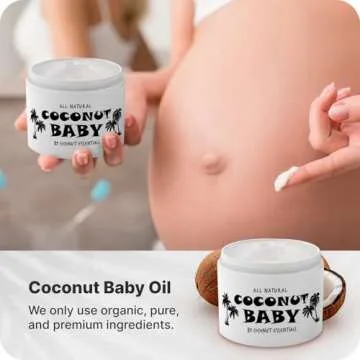 Natural Coconut Baby Oil for Newborns & Sensitve Skin