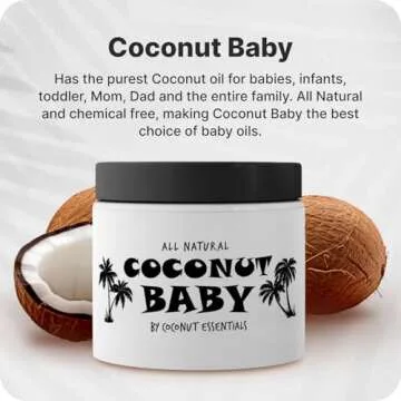 Natural Coconut Baby Oil for Newborns & Sensitve Skin