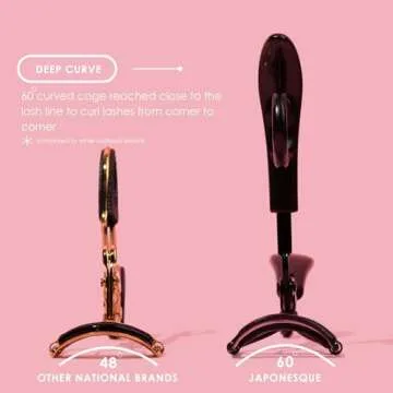 JAPONESQUE Eyelash Curler for Lasting Volume and Lift